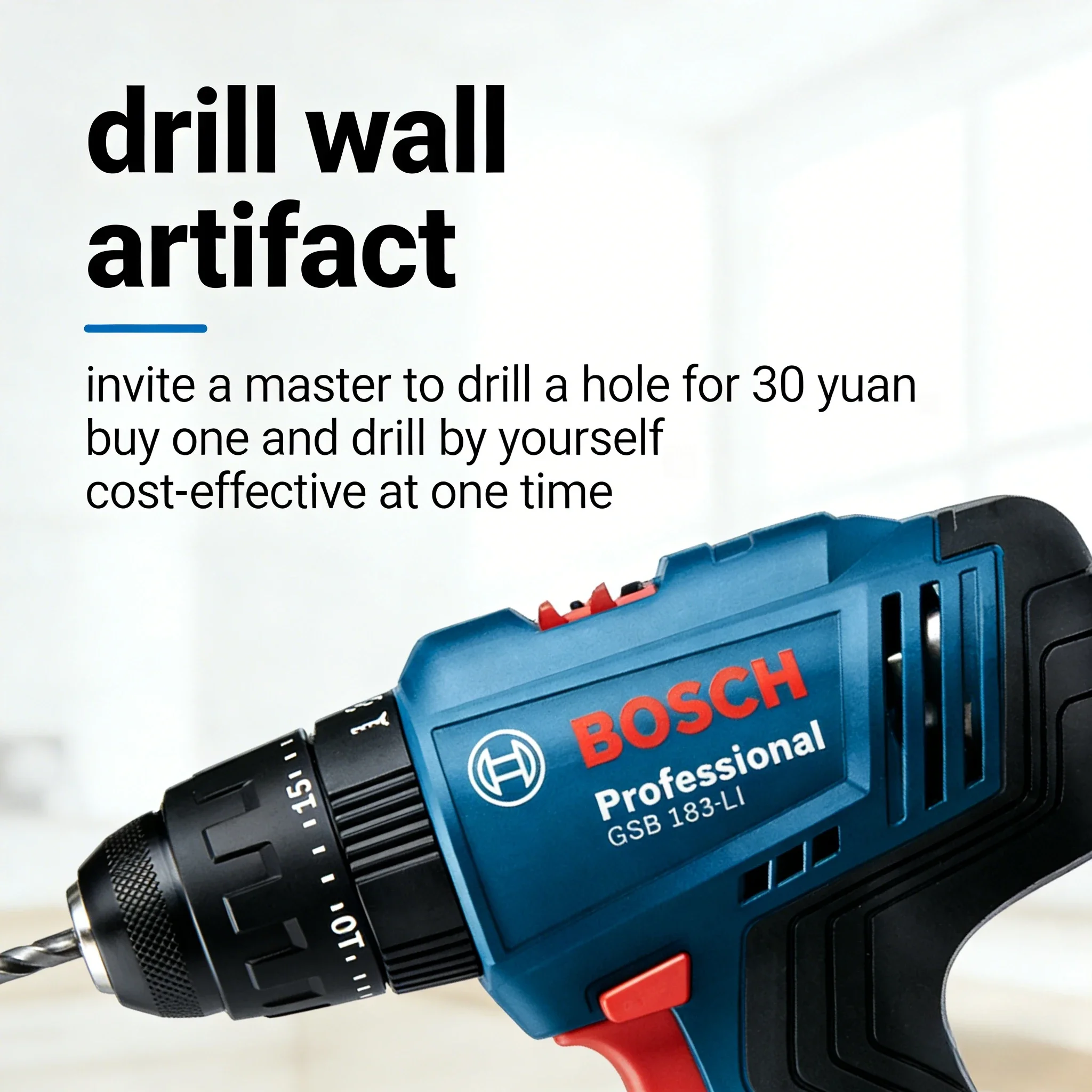 Bosch Drill Gsb 18V - مثقاب بوسش GSB183-LI 18 فولت لاسلكي