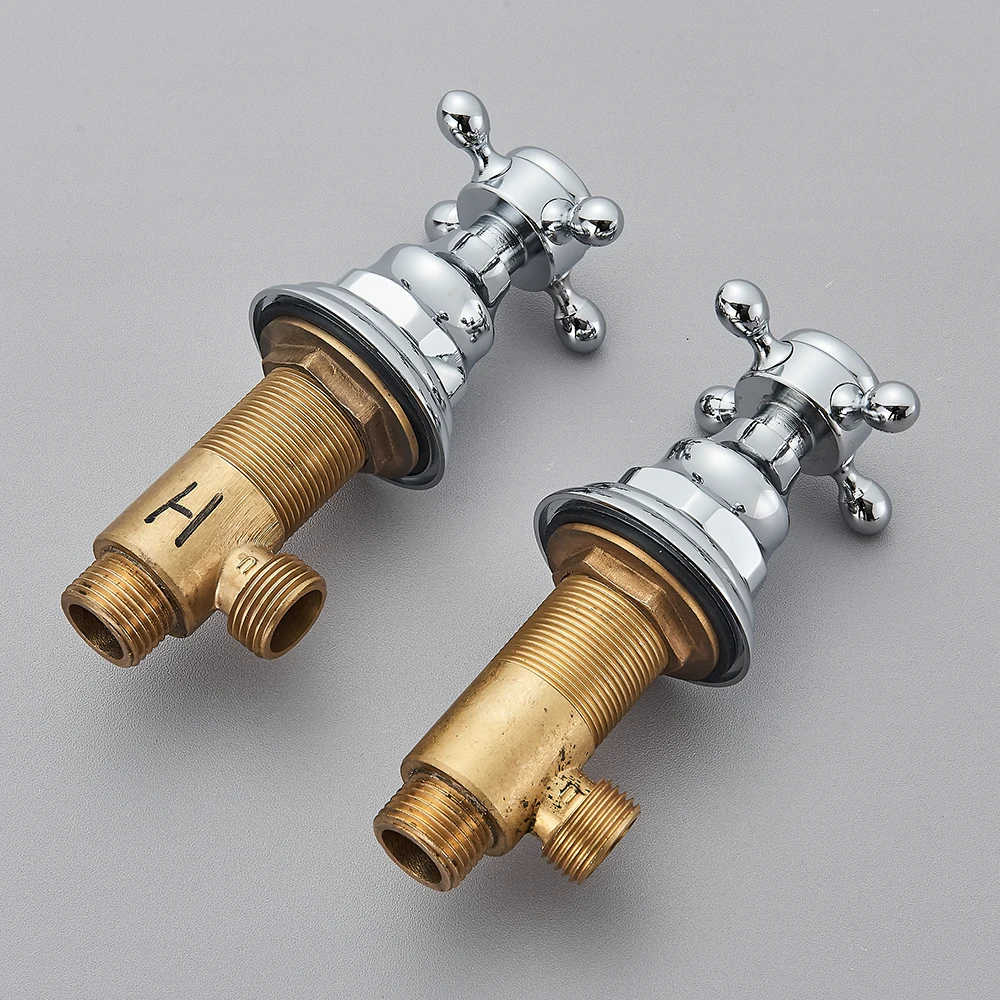 2 قطعة مقابض صنبور الحمام لمقا - مراجعة Basin Mixer Cartridge وسعره