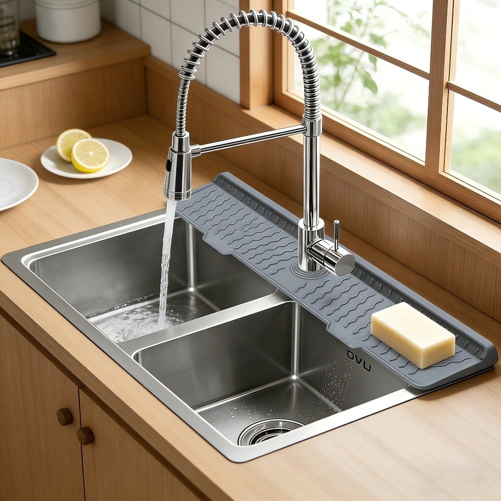 حصيرة تصريف جديدة من السيليكون - مراجعة Silicone Tap Washer وسعره