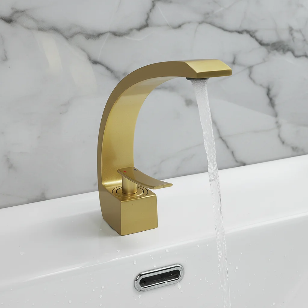 حنفية حوض عصرية فاخرة بمقبض وا - مراجعة Silicone Tap Washer وسعره