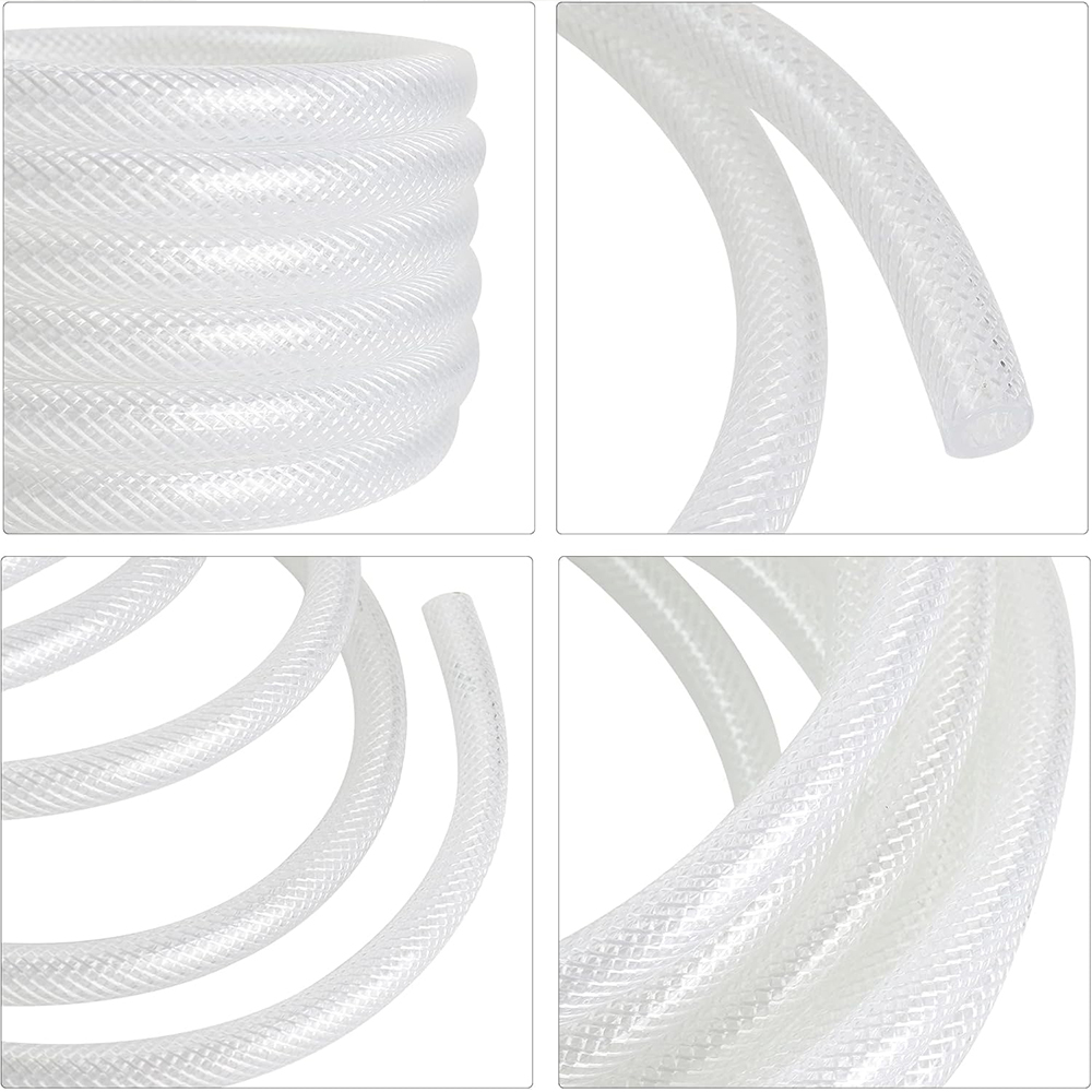 أنابيب PVC مرنة شفافة مضفرة بط - مراجعة Flexible Hose Braided وسعره