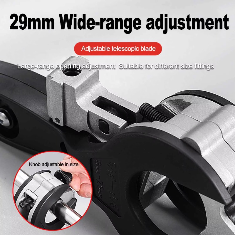 قاطع أنابيب بآلية التروس 8-29  - مراجعة Pipe Cutter Ratchet وسعره