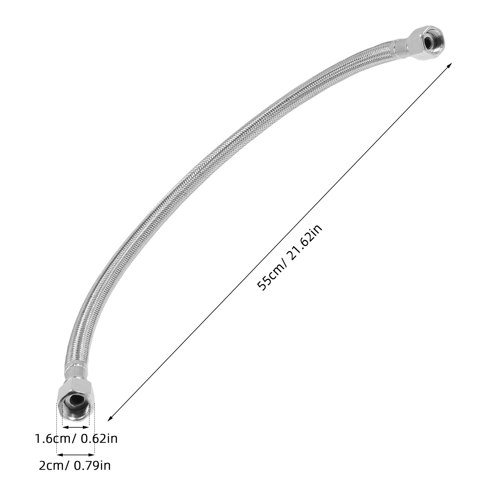 خرطوم ضاغط هواء مجدول من الفول - مراجعة Flexible Hose Braided وسعره